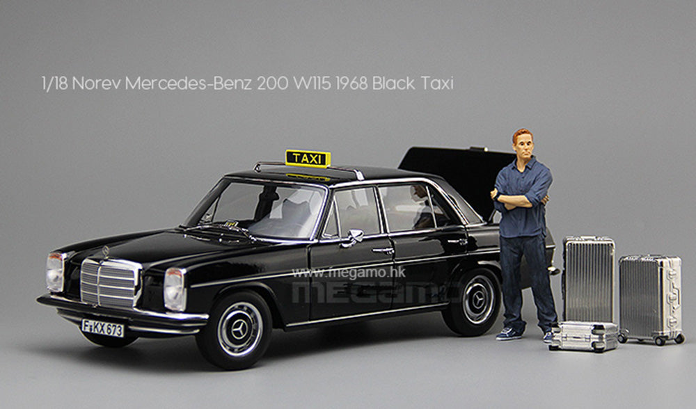 1/18 Norev Mercedes-Benz 560 SEL W126 1989 Black Diecast Full Openings –  MEGAMO