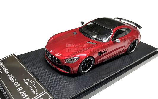 Free Shipping 1/43 Almost Real AR Mercedes AMG GT-R 2017 C190 Red Black Diecast Model