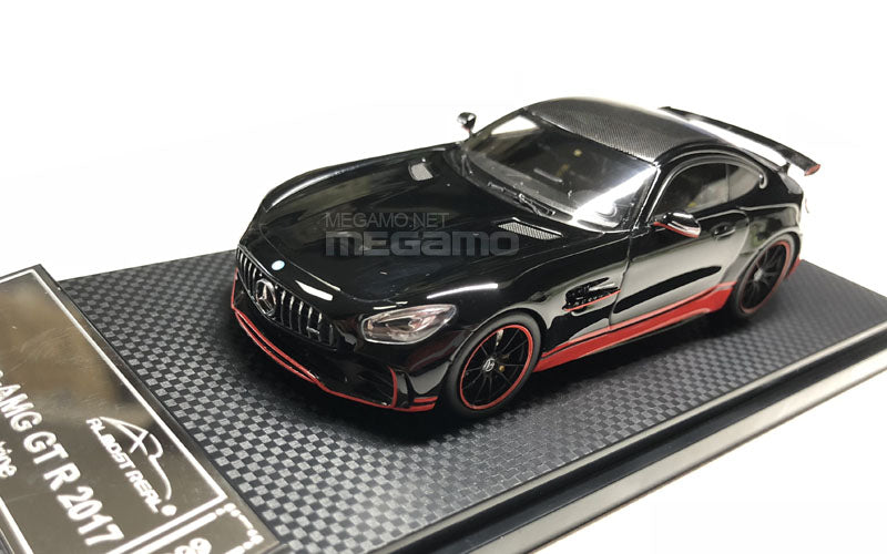 Free Shipping 1/43 Almost Real AR Mercedes AMG GT-R 2017 C190 Red Black Diecast Model