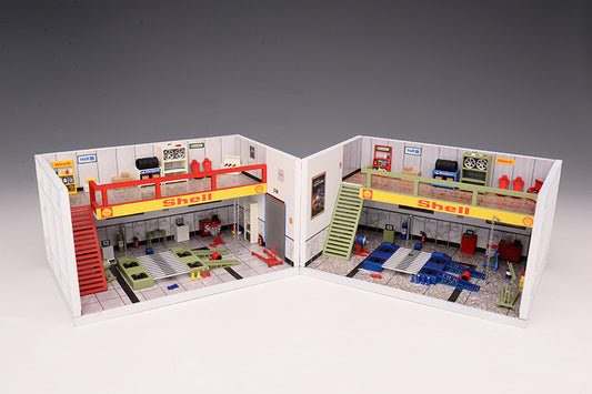 1/64 Motorhelix Garage Shop Diorama Set Free Shipping