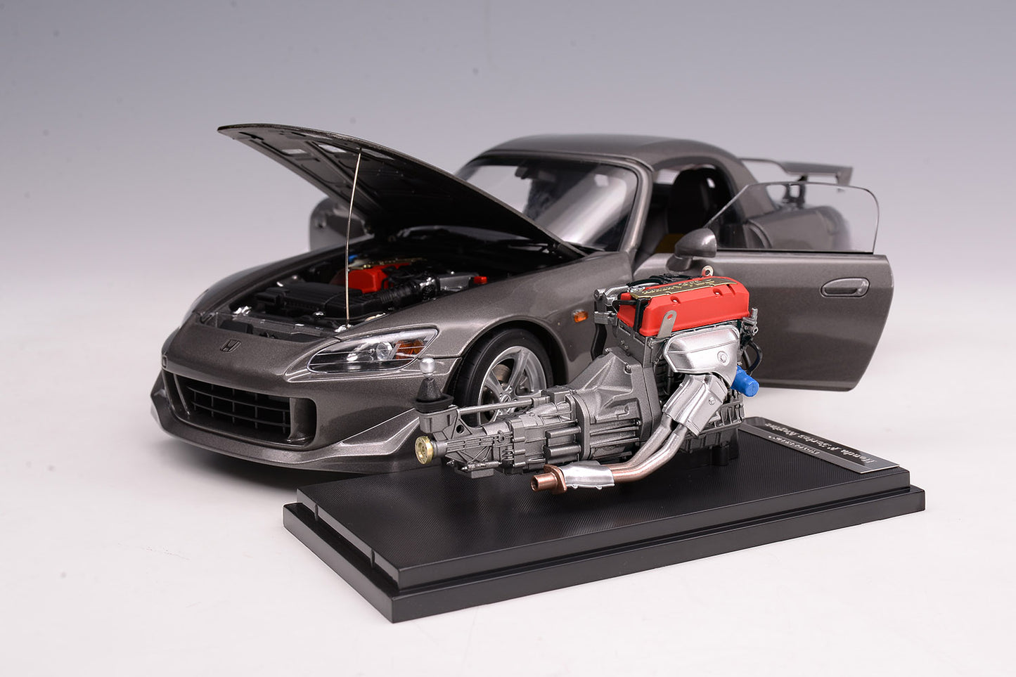 Pre Order 1/18 Motorhelix Honda S2000 Type-S AP2 2007 JDM Diecast Full Open with Engine Model