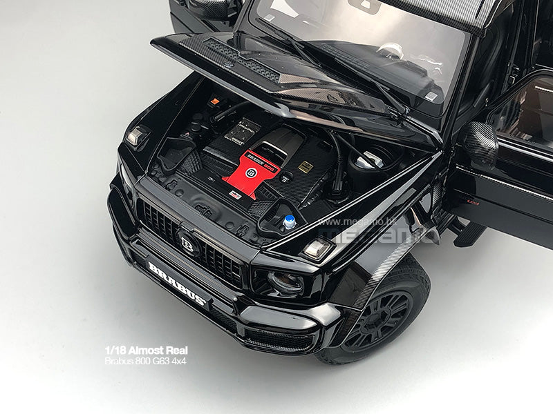 1/18 Almost Real Mercedes-Benz Brabus 800 G63 4x4 Black 2023