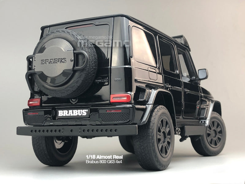 1/18 Almost Real Mercedes-Benz Brabus 800 G63 4x4 Black 2023