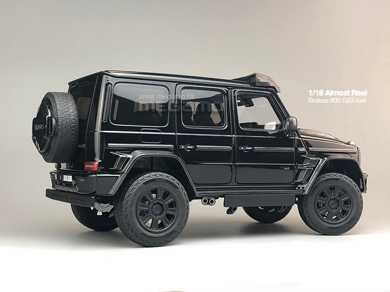 1/18 Almost Real Mercedes-Benz Brabus 800 G63 4x4 Black 2023