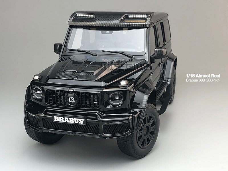 1/18 Almost Real Mercedes-Benz Brabus 800 G63 4x4 Black 2023