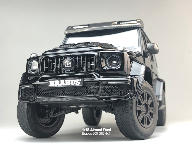 1/18 Almost Real Mercedes-Benz Brabus 800 G63 4x4 Black 2023