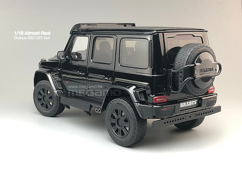 1/18 Almost Real Mercedes-Benz Brabus 800 G63 4x4 Black 2023 – MEGAMO