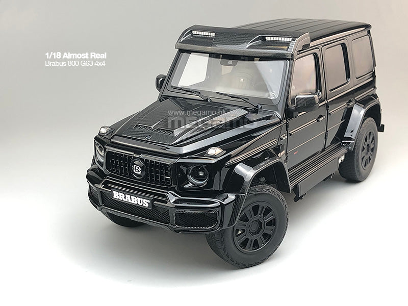 1/18 Almost Real Mercedes-Benz Brabus 800 G63 4x4 Black 2023