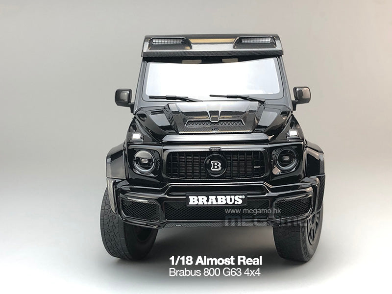 1/18 Almost Real Mercedes-Benz Brabus 800 G63 4x4 Black 2023