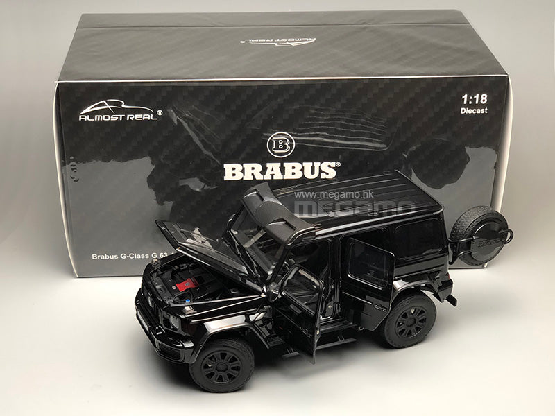 1/18 Almost Real Mercedes-Benz Brabus 800 G63 4x4 Black 2023