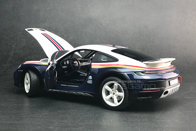 1/18 Norev Porsche 911 Dakar 2022 Diecast 3 Openings