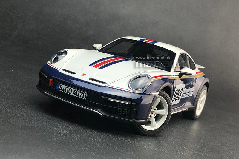 1/18 Norev Porsche 911 Dakar 2022 Diecast 3 Openings