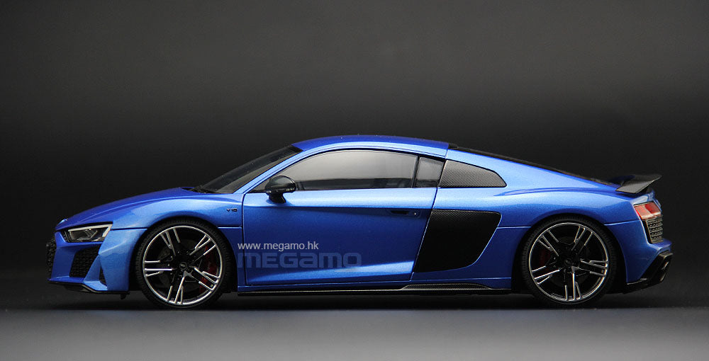 1/18 Kengfai AUDI R8 Spyder Coupe 2021 White Silver Nardo Grey Blue Black  Diecast Full Open