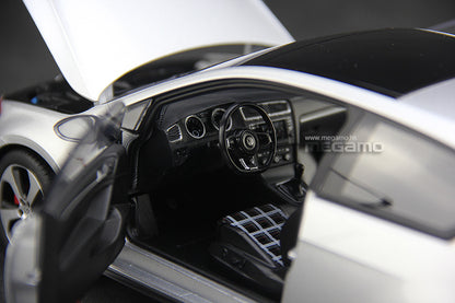 1/18 Norev Volkswagen VW Golf GTI MK7 2013 Reflex Silver Diecast Full Open