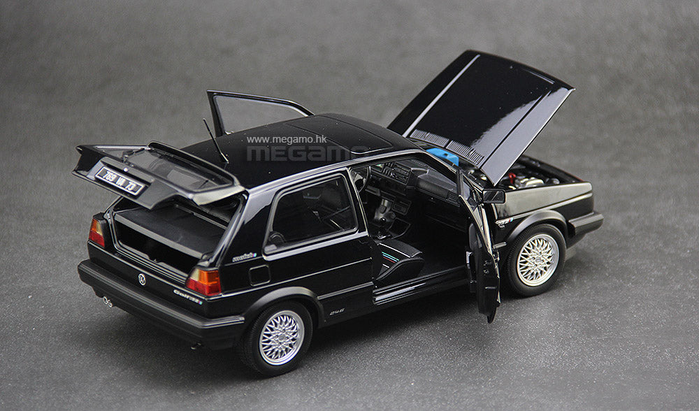 1/18 Norev Volkswagen VW Golf GTI Match 1989 MK2 Black Diecast Full Op