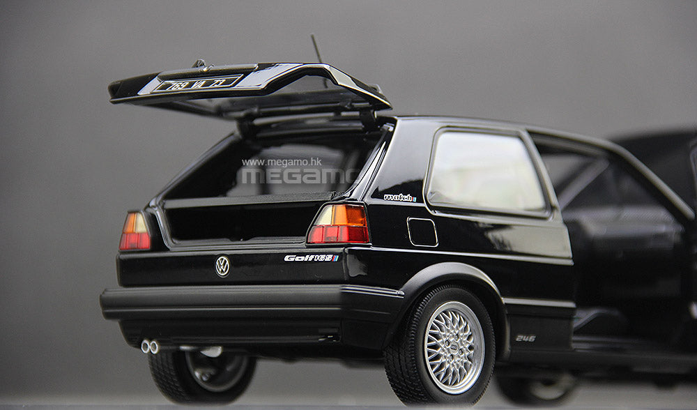 1/18 Norev Volkswagen VW Golf GTI Match 1989 MK2 Black Diecast Full Op