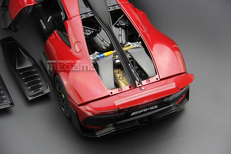 1/18 Kilo Mercedes AMG-ONE 2023 Red 3 Openable Diecast Model KengFai