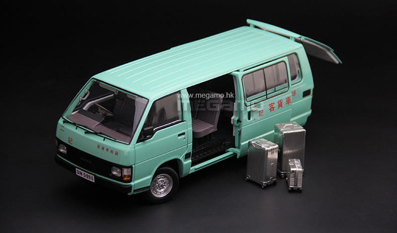 1/18 Toyota Hiace H50 Van 1982 White RHD LHD Diecast Full Opening – MEGAMO