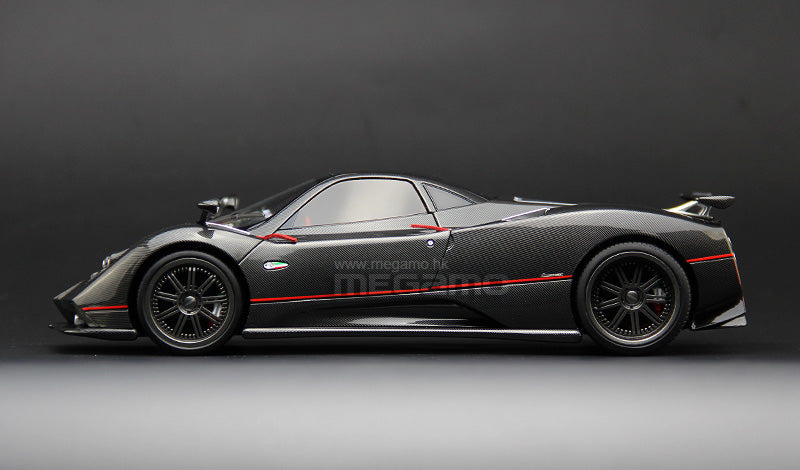 1/18 Almost Real AR+ Pagani Zonda F 2005 Gloss Carbon Black with Red S