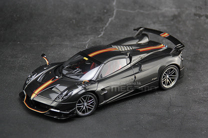 1/18 LCD Pagani Huayra Roadster BC Carbon Black Diecast Full Openings