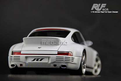 1/18 Almost Real RUF SCR Porsche 911 964 White Diecast Full Open Ltd 504 Pcs