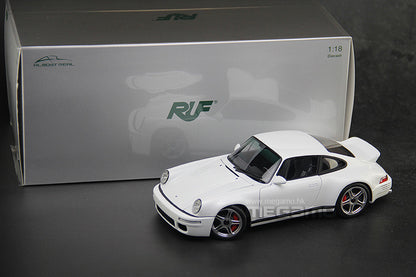 1/18 Almost Real RUF SCR Porsche 911 964 White Diecast Full Open Ltd 504 Pcs