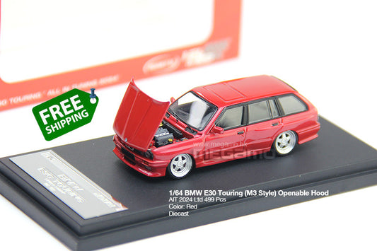 1/64 Mortal BMW E30 M3 Style Touring Wagon Estate All In Tuning Foshan Expo 2024 Edtion Diecast