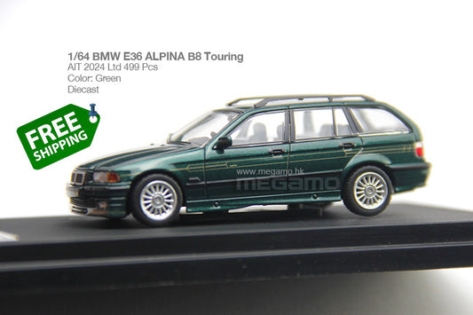 1/64 Mortal BMW E36 Alpina B8 Touring Wagon Estate All In Tuning Foshan Expo 2024 Edtion Diecast