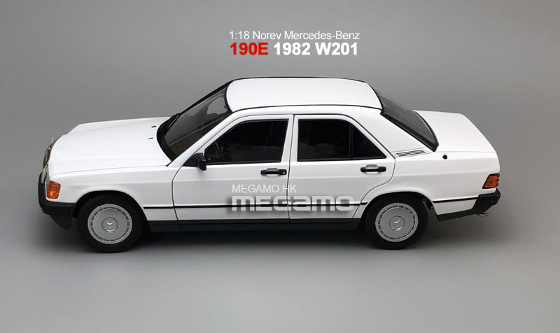1:18 Norev Mercedes-Benz 1984 W201 190E C190 Black Silver White 
