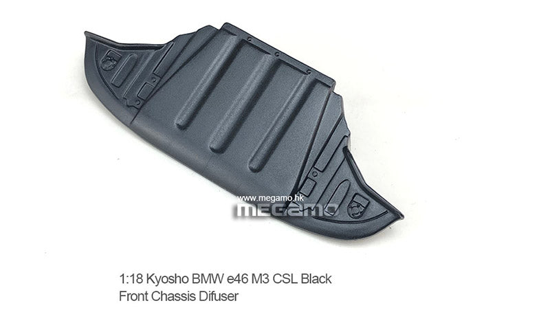 1/18 Kyosho BMW E46 M3 CSL Front Chassis Diffuser Cover Spare Parts