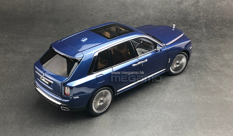 1/18 KengFai Rolls Royce Cullinan Pikes Peak Blue White Interior Ltd 1