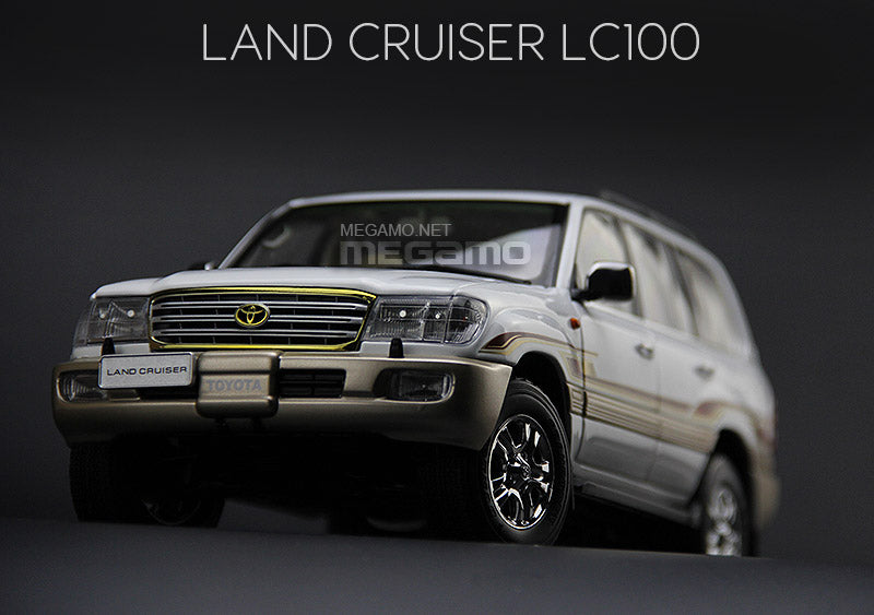 1/18 FAW Toyota Land Cruiser LC100 V6 White Full Open Diecast