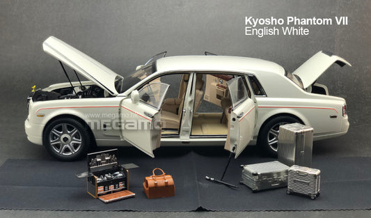 1/18 Kyosho Rolls Royce Phantom VII 7th EWB Complimentary Beverage Case Black White