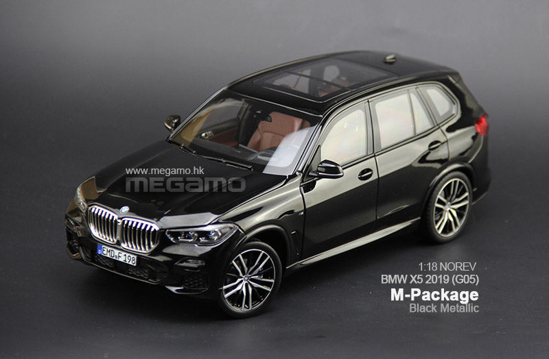 1:18 Norev BMW ALL NEW X5 G05 M-Package Black Metallic Diecast Open Mo