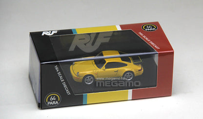 1/64 PARA 64 Porsche 911 RUF CTR Yellowbird 1987 Blossom Yellow Green Diecast Model