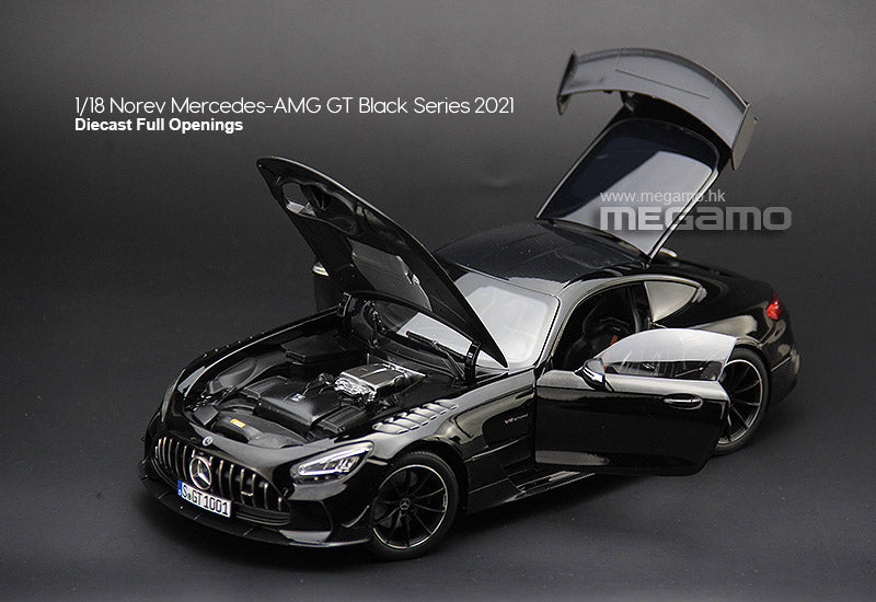 1:18 Norev Mercedes-AMG GT C190 2021 Black Series Big Wing Diecast Ful