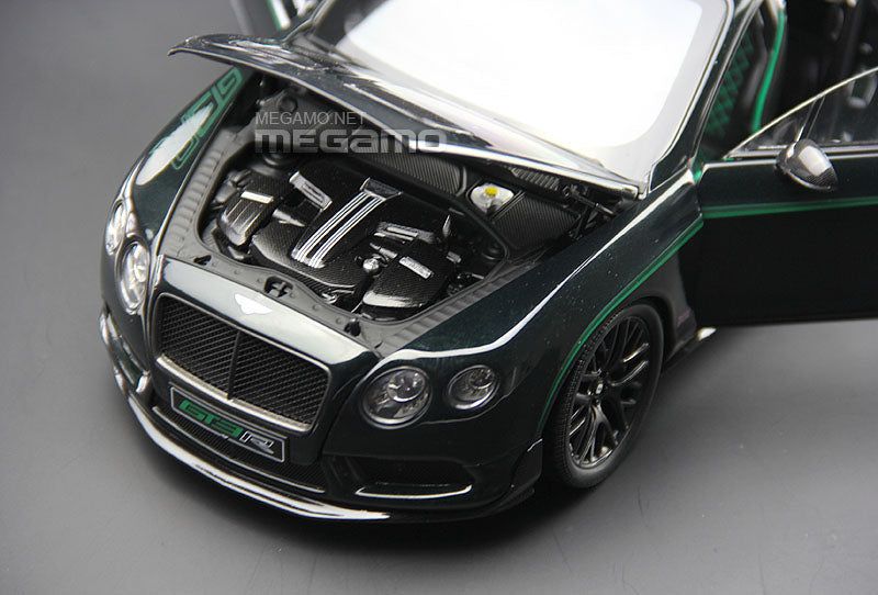 1/18 Almost Real Bentley Continental GT3-R 2015 Ltd 300 Green Diecast Full  open