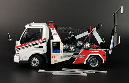 1/18 Toyota Hino 300 Tow Truck Diecast Open Model with LED lights TINY Hong Kong Worldchampion