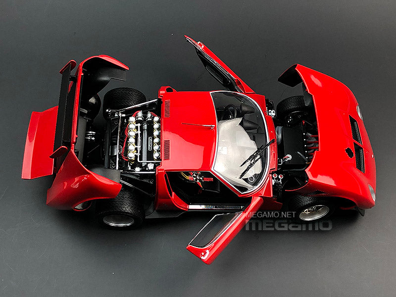1/18 Kyosho Lamborghini Jota Miura SVR Red Diecast Full Open – MEGAMO