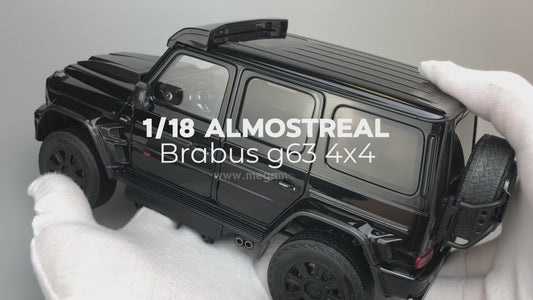 1/18 Almost Real Mercedes-Benz Brabus 800 G63 4x4 Black 2023